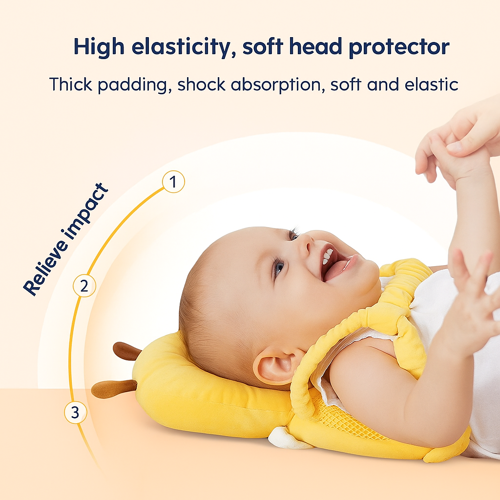 Rovea BumbleGuard – Baby Head & Back Protection Pillow Backpack