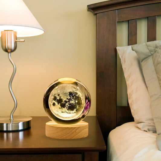 Rovea's 3D Moon Lamp - Transform Your Space with Magical Light.