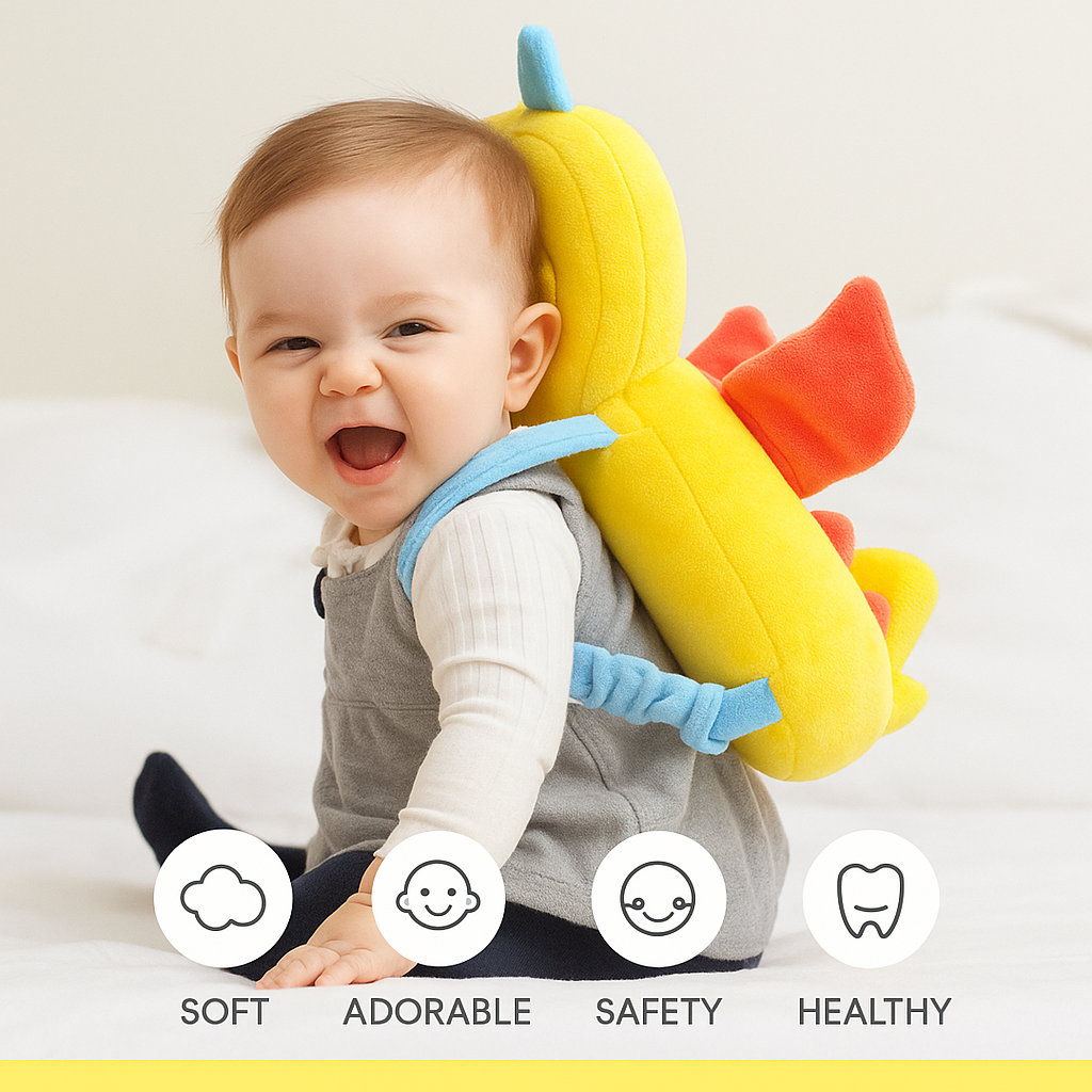 Rovea BumbleGuard – Baby Head & Back Protection Pillow Backpack