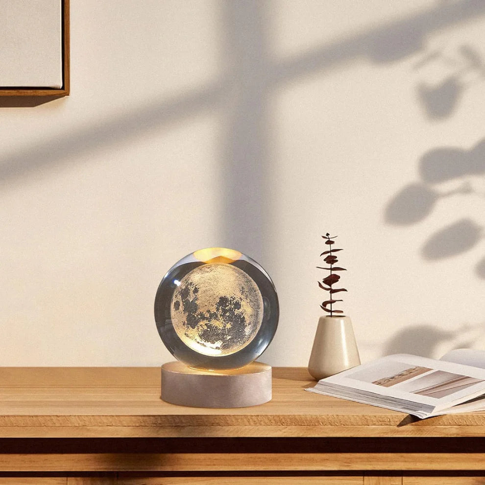 Rovea's 3D Moon Lamp - Transform Your Space with Magical Light.